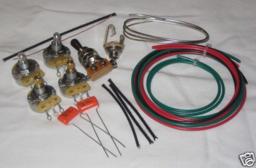 DIY 2 Humbucker Wiring Harness Kit   #KI HB1 CTS  
