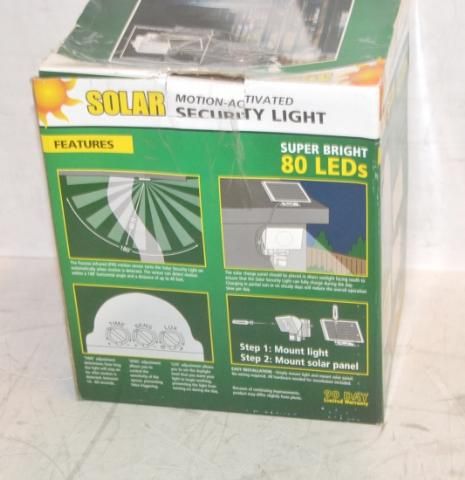 Solar 40225 Motion Activated Security Light  