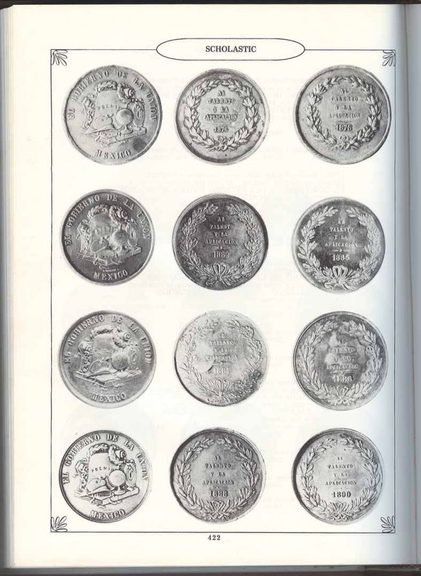 MEDALS OF MEXICO VOL 2 GROVE 1821 1971 NUMISMATIC BOOK  