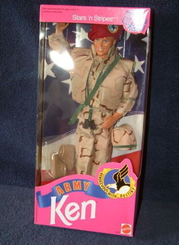 1992 Barbie Friend Ken Stars n Stripes Army Medic MIB  