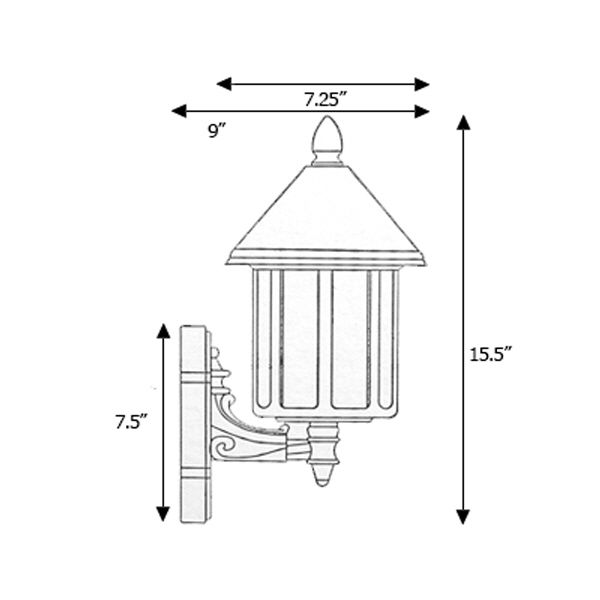 TIN MAN OUTDOOR WALL LIGHT LIGHTING / OT0006 WU  