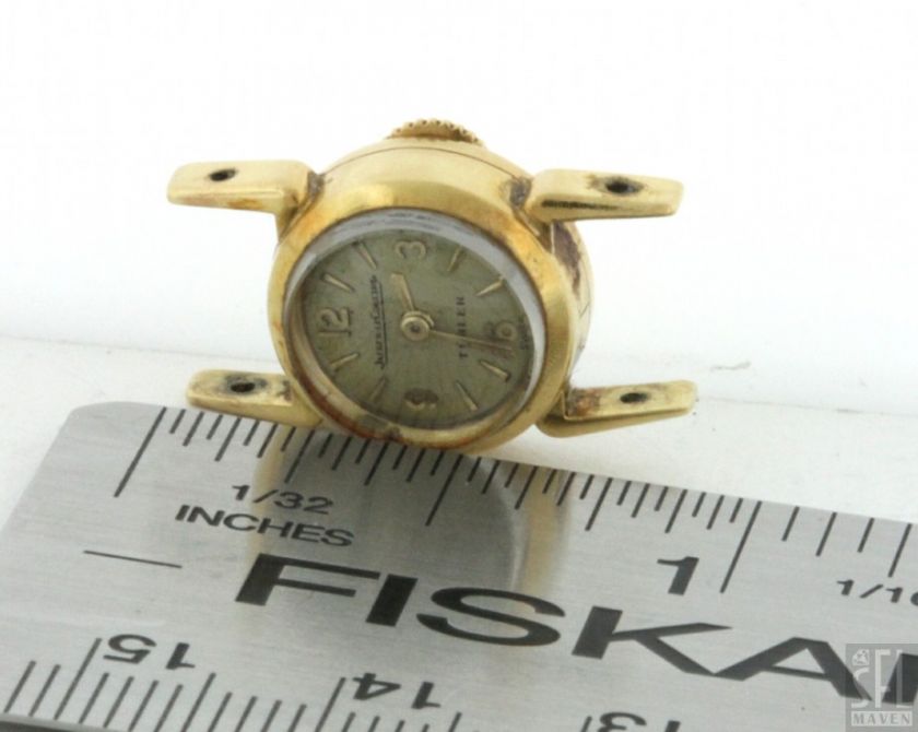 JAEGER LE COULTRE TURLER VINTAGE 18K YELLOW GOLD BACK WINDING LADIES 