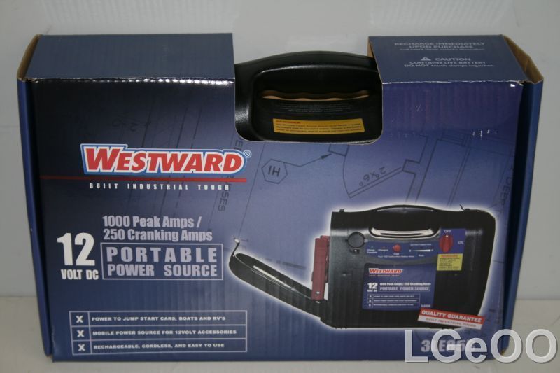 New Westward 3LE85 Portable Power Source, 12v  