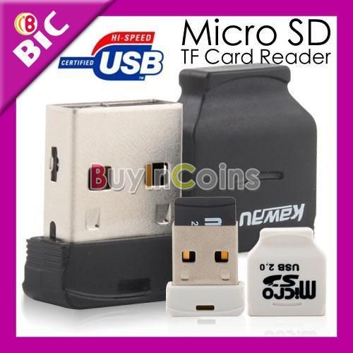 USB 2.0 Micro SD TF T Flash Memory Hi Speed Card Reader  