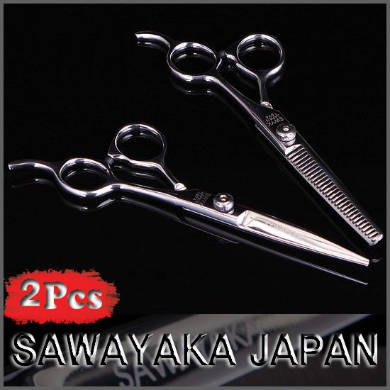 Professional Scissors Set CUTTING THINNING Shears +CASE  