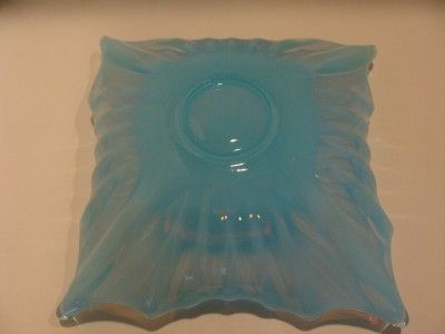 Gorgeous FOSTORIA HEIRLOOM Dish in Opalescent Blue  