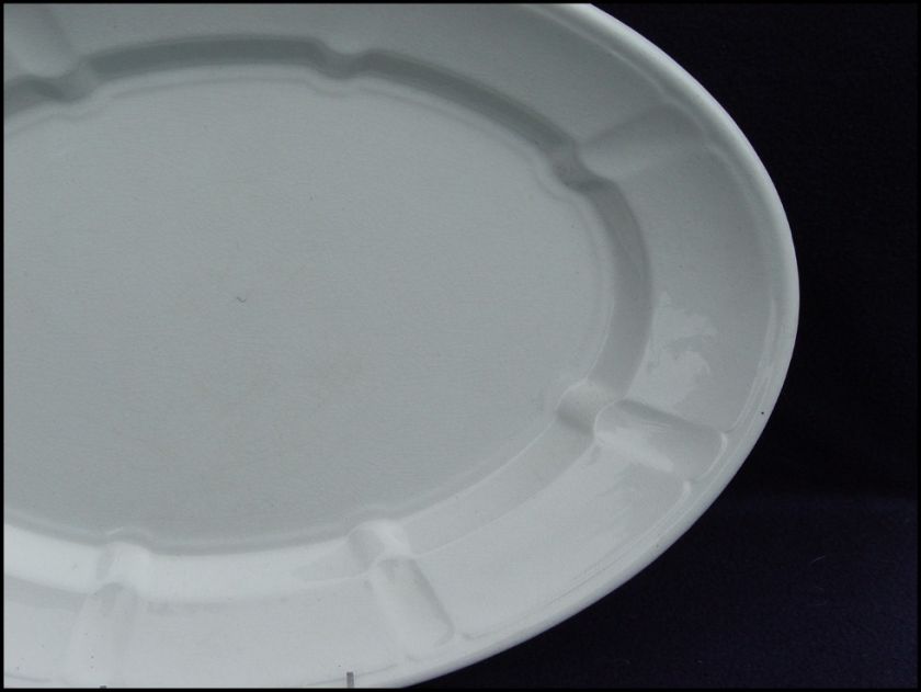 1845 White Ironstone Platter Furnival Stunning  