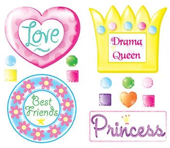 26 PICTURE FRAMES Girls Room DECOR Wall Stickers DECALS  