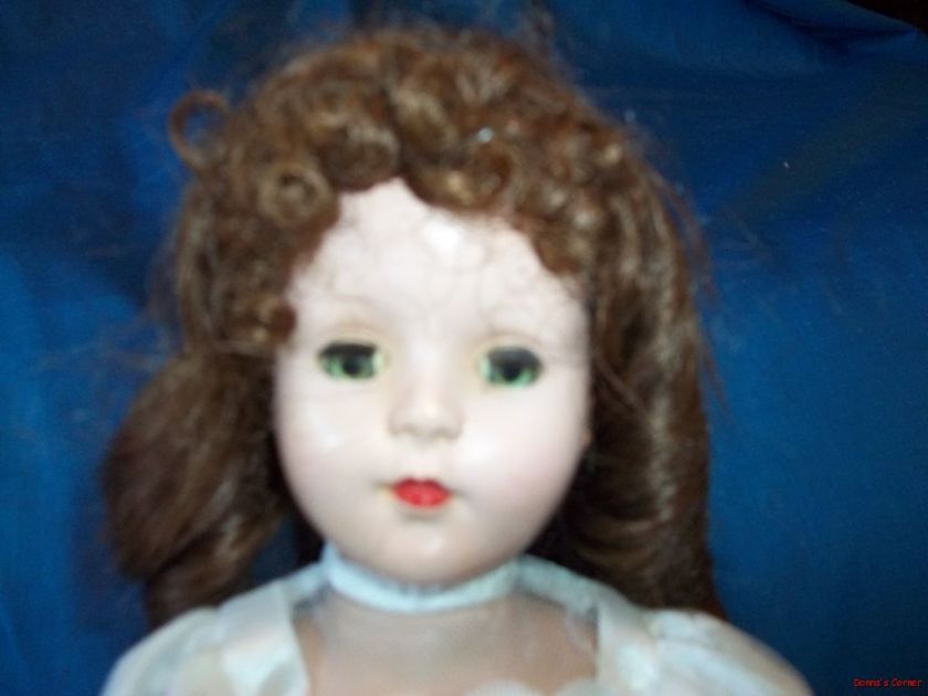 VINTAGE 16BRUNETTE AMERICAN CHARACTER DOLL  