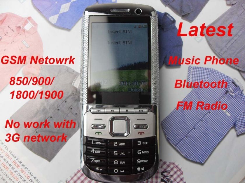 C3 Unlocked Quad band Loud Speaker Mobile cell Phone 2 Sim FM Radio TF 