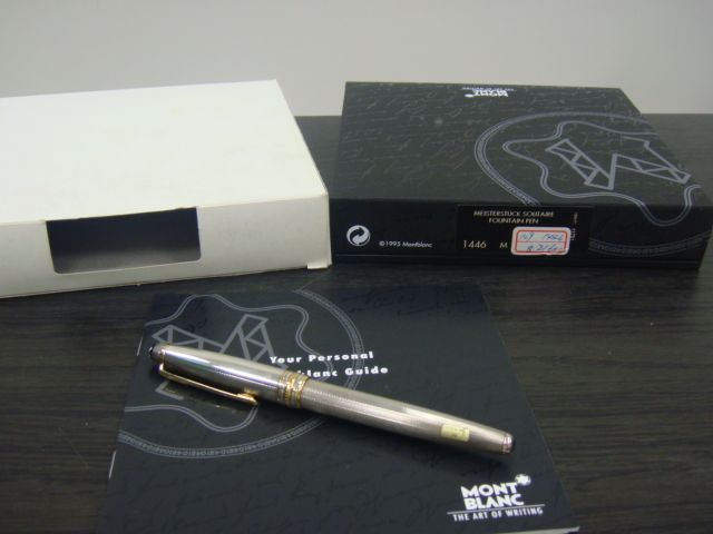 Montblanc Meisterstuck Solitaire 144 Silver Barley FP  