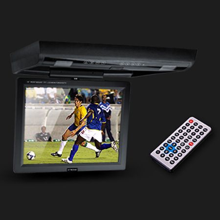 15 Car Roof Swivel DVD Player/USB/SD/MMC/IR/FM/AM/MP4  