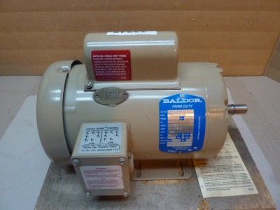 Baldor Farm Duty Motor FDL3507M 3/4HP Single Phase #33748  