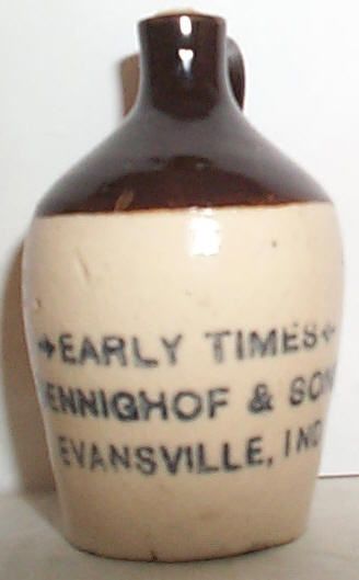 RARE GREEN IRISH BLEND MINIATURE WHISKEY WHISKY JUG  