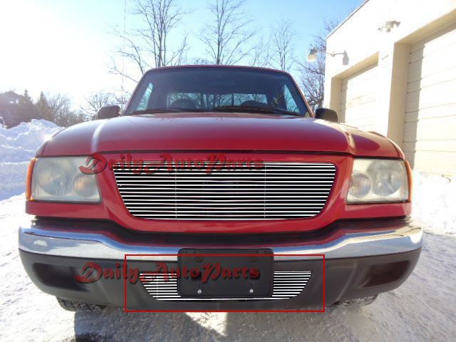 Billet Grille Insert 2001 2003 Ford Ranger 2WD Lower Bumper Aluminum 