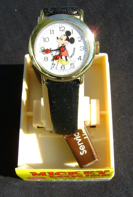 Mickey Mouse Wrist Watch by Bradley Made in Hong Kong Vintage in 