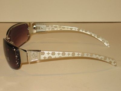 WOMENS NEW FAMOUS DESIGNER STYLE SUNGLASSES RHINESTONES MEDIUM FRAME 