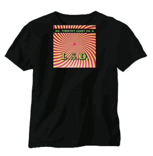 SHIRT.(Unisex) LSD Counter Culture Icon TIMOTHY LEARY  