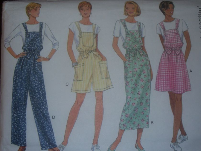 BUTTERICK 4000 LADIES CUTE SUMMER ROMPER~JUMPER PATTERN  