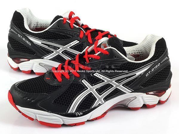   GT 2160 Black/White/Red Mens Running 2011 T GEL AHAR T104N 9001  