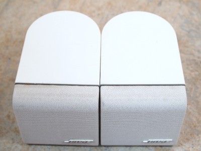   Acoustimass SINGLE CUBE SPEAKERS Look Good & Sound Great WHITE  