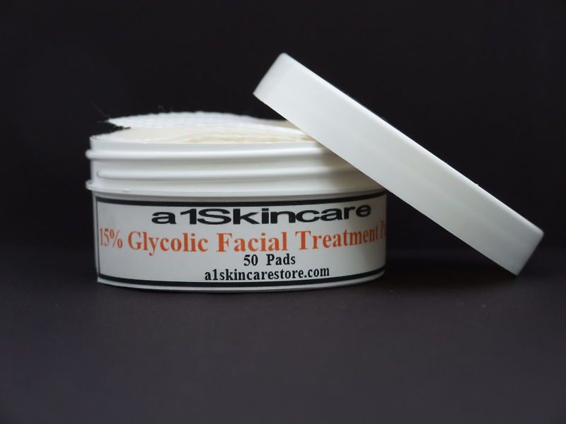 15% Glycolic Acid Facial Treatment Pads Renew Skin  