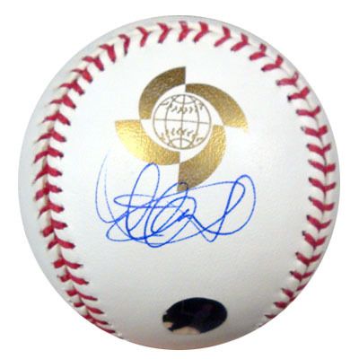 ICHIRO SUZUKI AUTOGRAPHED SIGNED 2009 WBC BASEBALL W/ LOGO DATE HOLO 