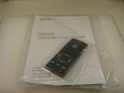 Sony XPOLD CDX GT350MP Car Audio/Stereo CD/IPOD//WMA AM/FM Player 