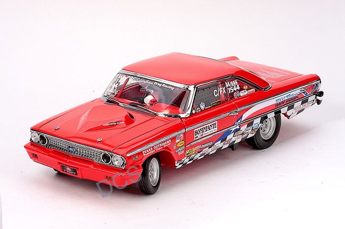 SUNSTAR 1963 FORD GALAXIE 500 TEXAS THUNDER 1/18 Cars  