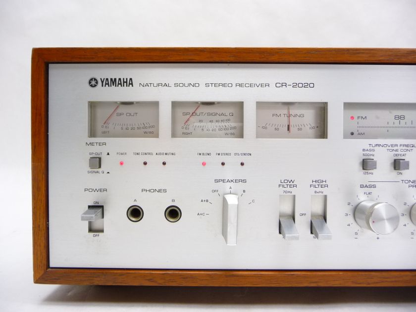 VINTAGE YAMAHA CR 2020 AM/FM STEREO RECEIVER PARTS  