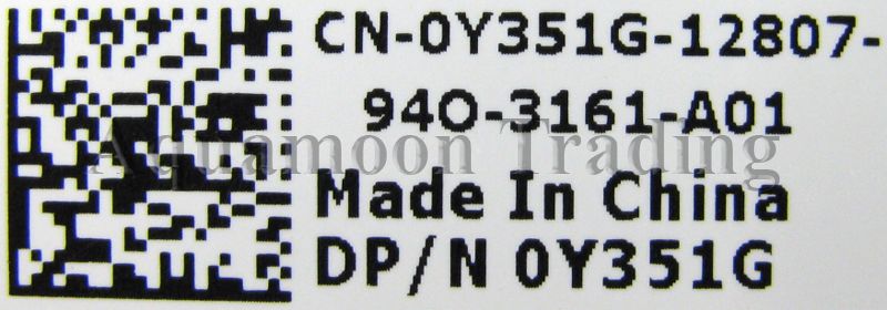 OEM DELL Studio 1535 1536 1537 Palmrest Touchpad Y351G  