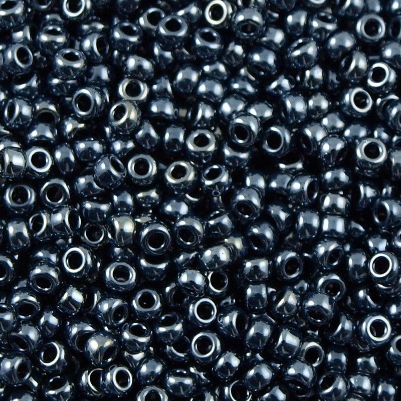 Miyuki Round Seed Bead 11/0 Metallic Gunmetal 15g 11 451  