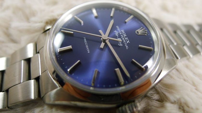   OYSTER PERPETUAL AIR KING PRECISION REF.5500 BLUE DIAL 1977 N.R  