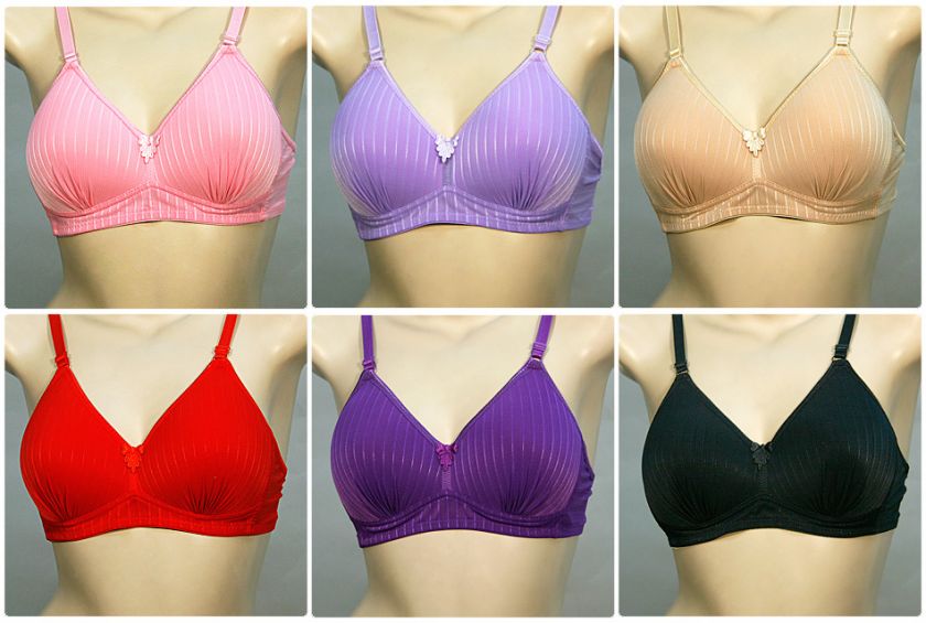 Soft Wireless Full coverage Bras 34 36 38 40 A B C New Wire Free 