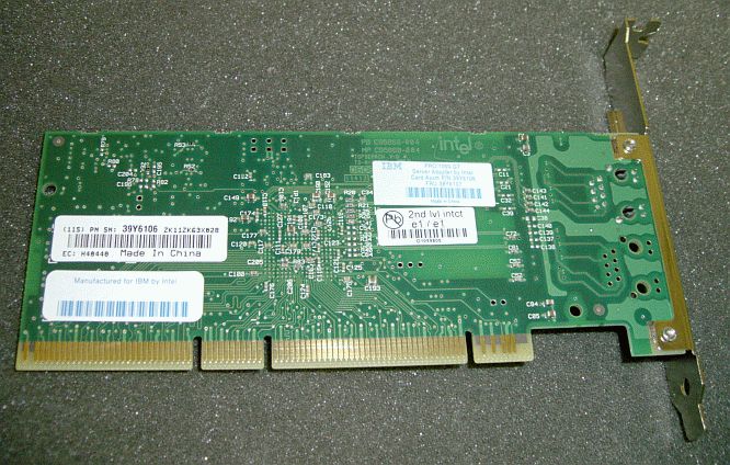 IBM Intel 39Y6106 39Y6107 D40385 PRO 1000 GT Serv Adpt  