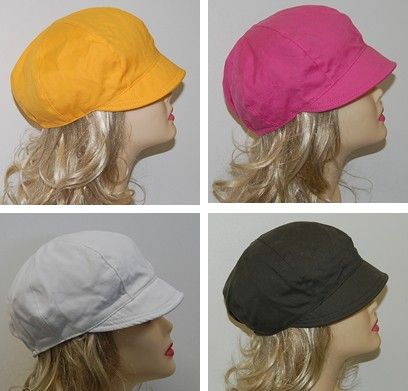 NEWSBOY BERET lady Riding CAP HAT JOCKEY Cotton 4Colors  