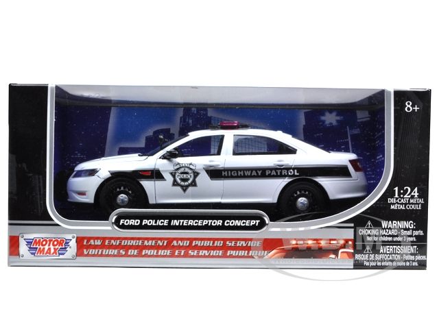   Ford Police Interceptor Concept Highway Patrol die cast car by