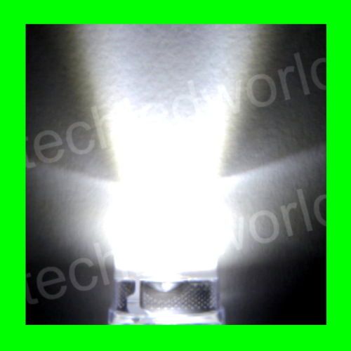 50p 0.5W 5 chips 10mm White LED Lamp Light bulb 45lm FS  