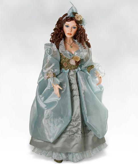 Victorian Doll, Michelle, 34 Inches in Porcelain  