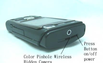 C215 2.4G Wireless CH3 = 2450MHz Phone Pinhole Camera  
