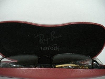 Ray Ban RB 7511 1012 51MM MEMO RAY TECH MATTE BLACK EYEGLASSES RX 