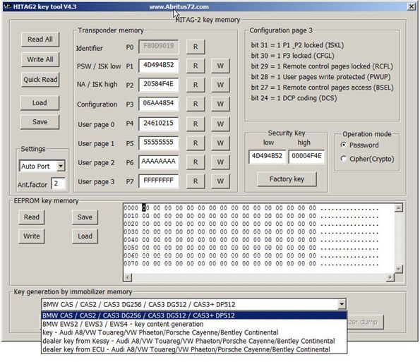 351128 HITAG2 & GAMBIT 2 IN 1 PROGRAMMER  