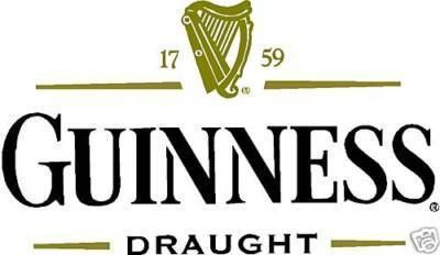 GUINNESS Vinyl Decal Sticker 18 wide FULL COLOR  