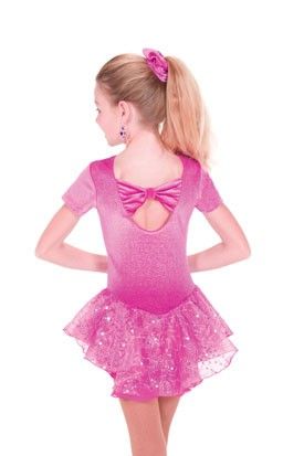 New Fuchsia Fantasy Velvet Figure Skating Dress C 8/10  