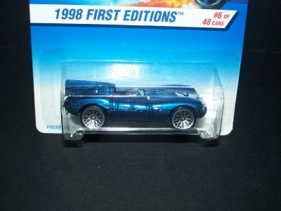 1998 HOT WHEELS 1ST EDITIONS 6/48 JAGUAR D TYPE 10 SPOKE COLLECTOR 