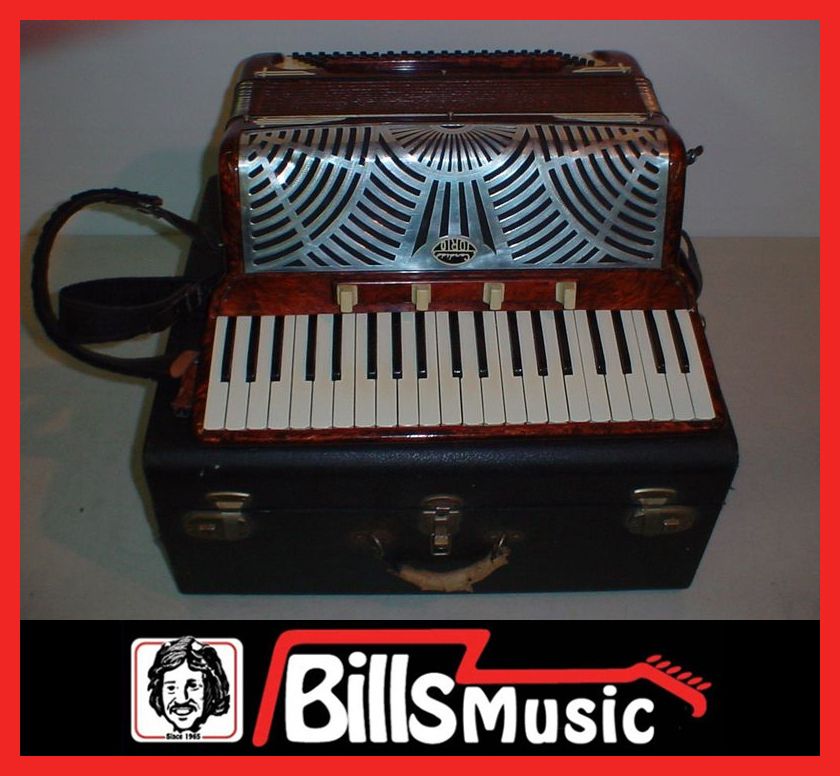 Candido Ioric Accordion with Case & Strap  