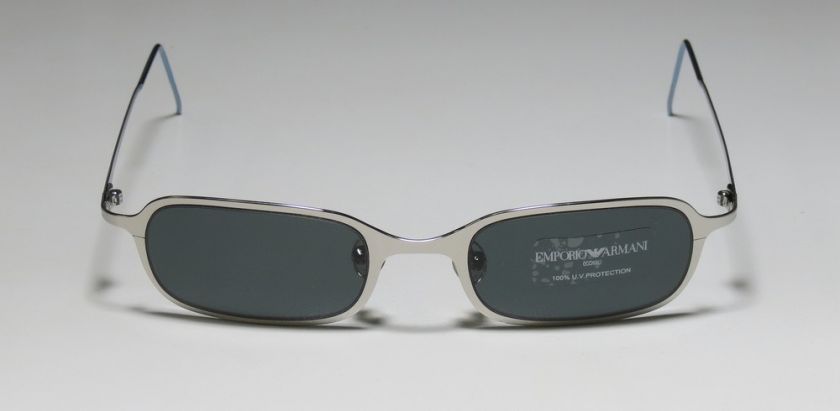 NEW EMPORIO ARMANI 133 PALLADIUM/GREEN METALLIC SUNGLASSES/SHADES 