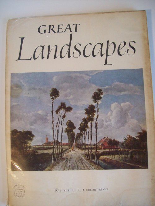 1955 GREAT LANDSCAPES Abrams Art Book ~ Treasures of the World ~ 16 