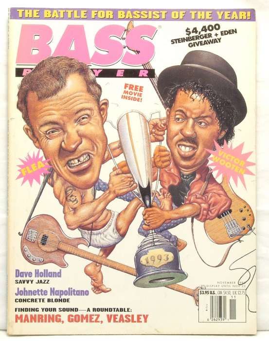 Bass player magazines are tougher to find than most of what we sell 