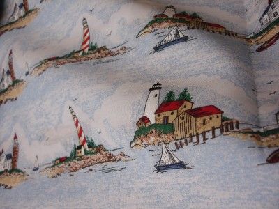   HOUSE Fabric~Cotton/Poly Blend~45 x 5 yd lot~NEW~BEACH~OCEAN  